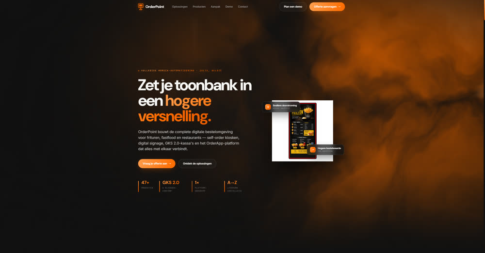 OrderPoint marketing site